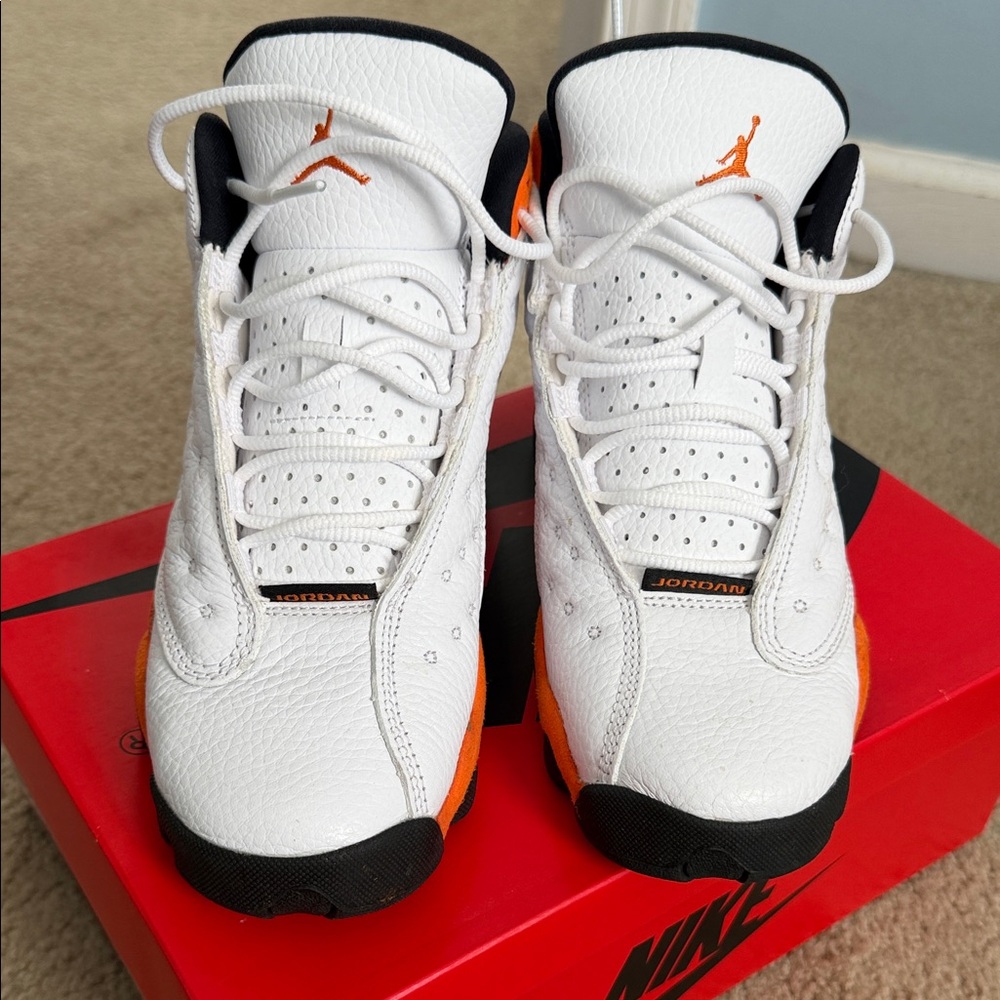 Jordan 13- Starfish (Orange/White) - Picture 4 of 4